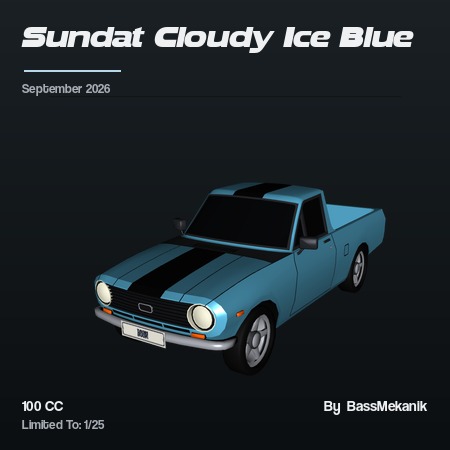 Sundat Cloudy Ice Blue